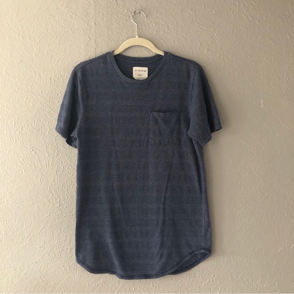 On The Byas Short Sleeve Stripe Pocket Shirt - Medium - Picture 1 of 5
